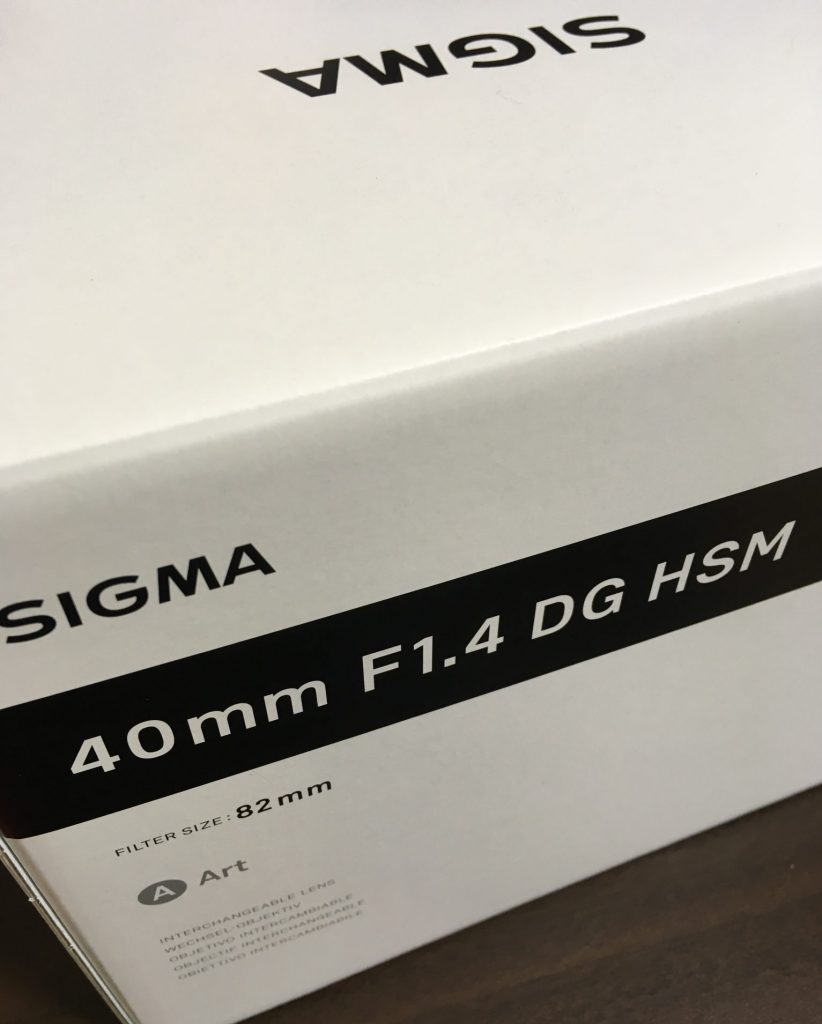 SIGMA 40mm F1.4 DG HSM | Artへの期待 | nakacyg